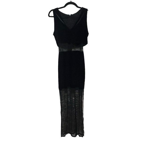 Mink Pink Alexia Maxi Dress, Black, New with Tags - Picture 2 of 6